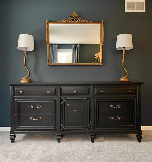 Benjamin Moore Brush Blue Wall Paint