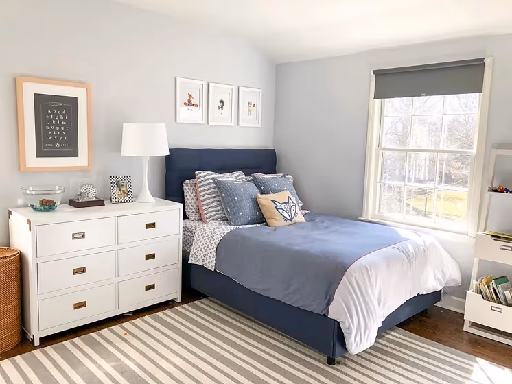Benjamin Moore Bunny Gray bedroom paint review
