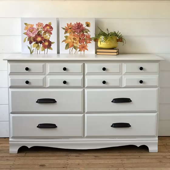 Benjamin Moore Classic Gray Painted Furniture