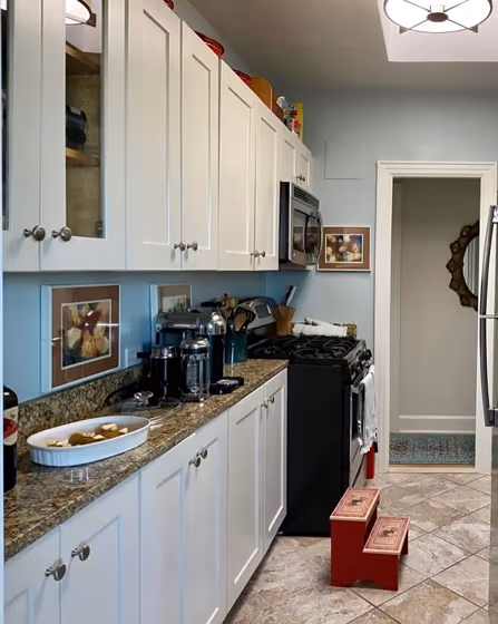 Benjamin Moore Classic Gray Kitchen Cabinets