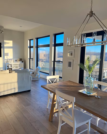 Benjamin Moore Classic Gray Dining Room