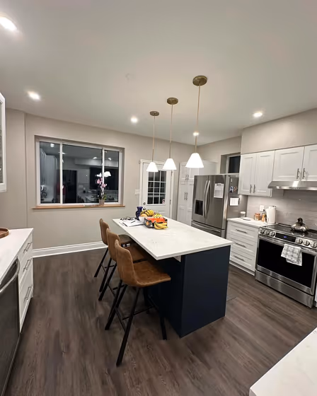 Benjamin Moore Collingwood kitchen