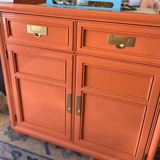 Benjamin Moore Corlsbud Canyon Painted Furniture