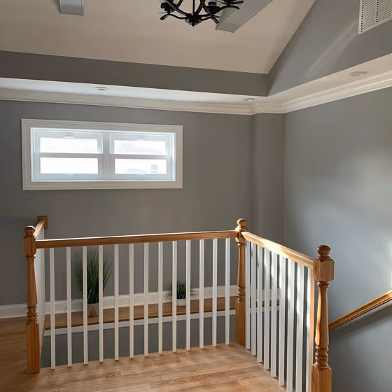 Benjamin Moore Coventry Gray Stairs