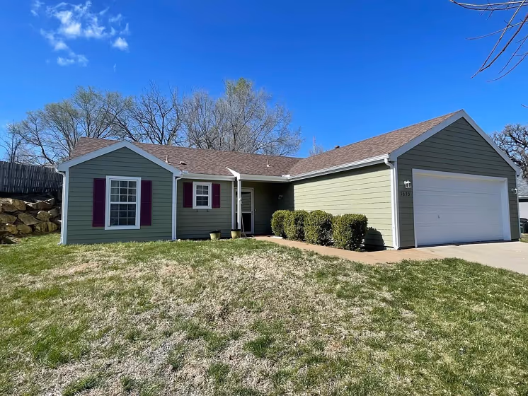Benjamin Moore Cypress Green house exterior