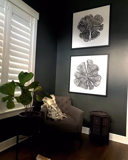 Benjamin Moore Deep River living room color