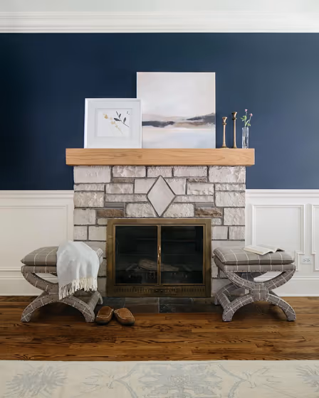 2061-10 Living Room Fireplace