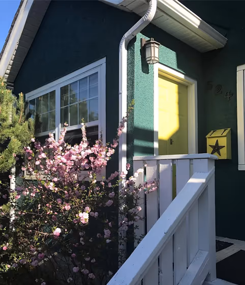 Benjamin Moore Dragonfly house exterior