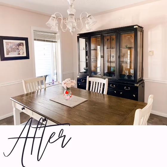 Benjamin Moore Foggy Morning dining room review