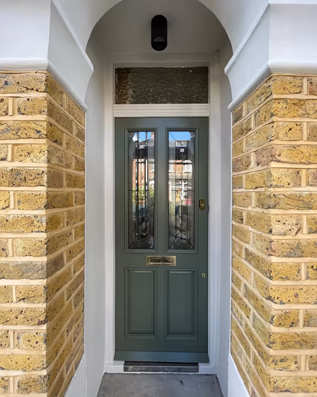 Benjamin Moore Gloucester Sage front door