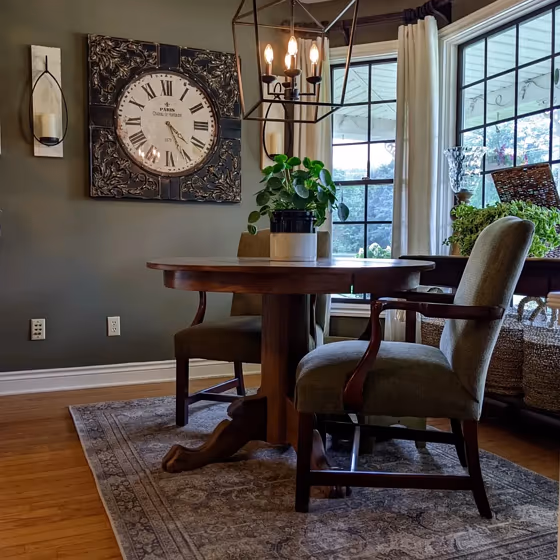 Benjamin Moore Devonshire Green dining room color