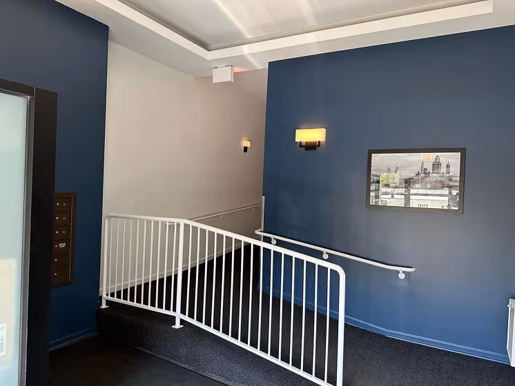 Benjamin Moore Hudson Bay Accent Wall