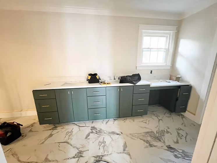 Benjamin Moore Hushed Hue kitchen review