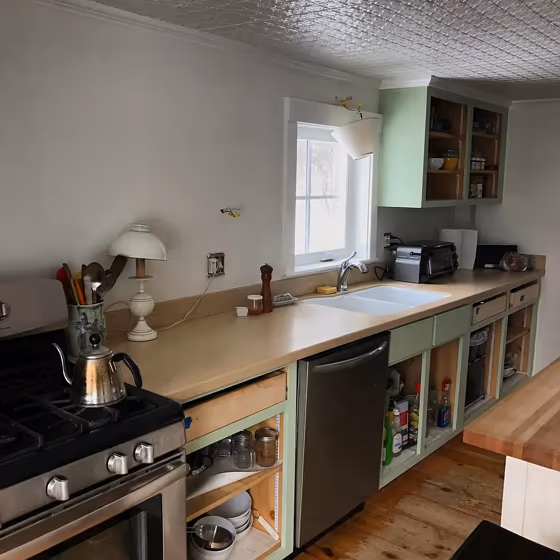 Benjamin Moore Kittery Point Green Kitchen Cabinets