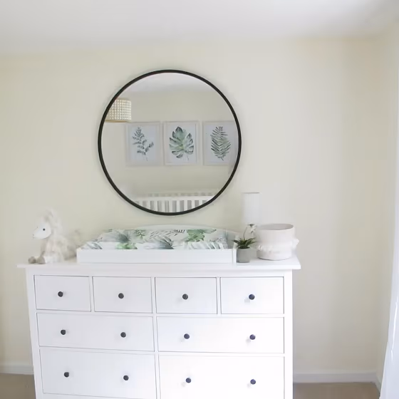 Benjamin Moore Mayonnaise kids' room paint review