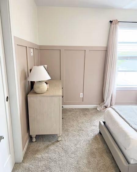 Bm Meadow Pink Bedroom Panelling