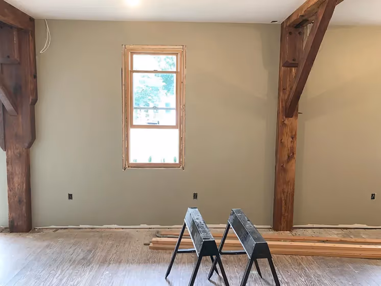 Benjamin Moore Nantucket Gray Renovation