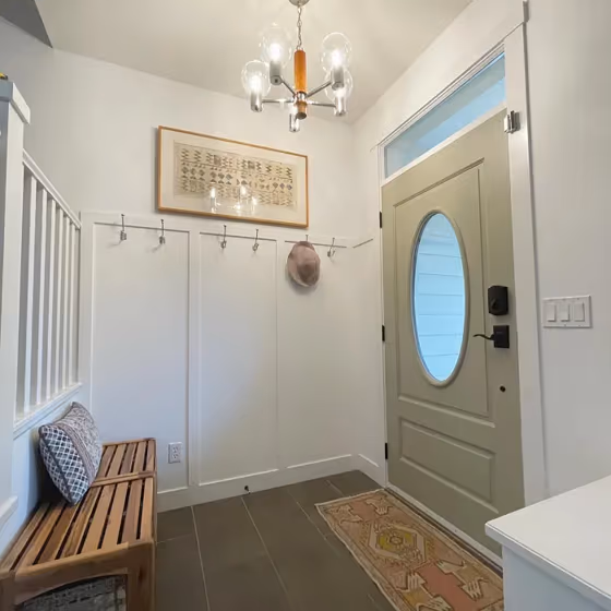 Benjamin Moore Nantucket Gray Front Door