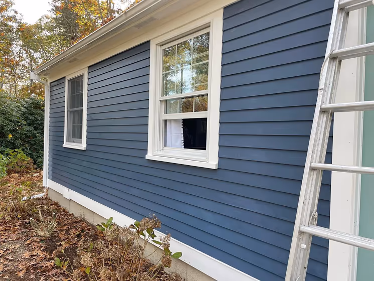 Bm Newburyport Blue House Exterior