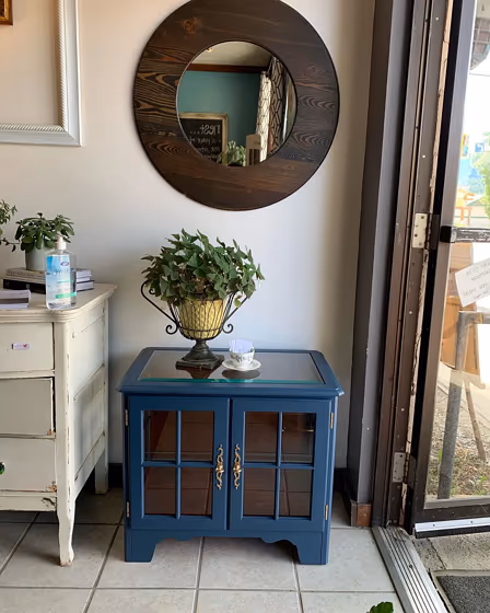 Benjamin Moore Newburyport Blue Painted Furniture