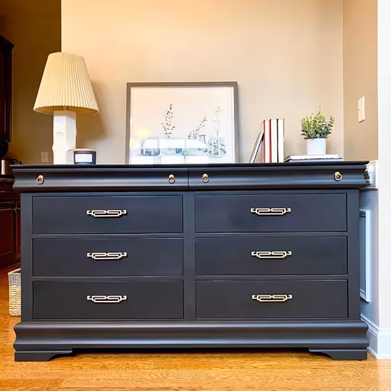 Benjamin Moore Onyx Painted Furniture