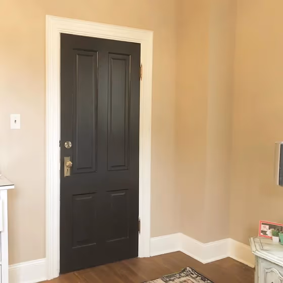 Benjamin Moore Onyx Door