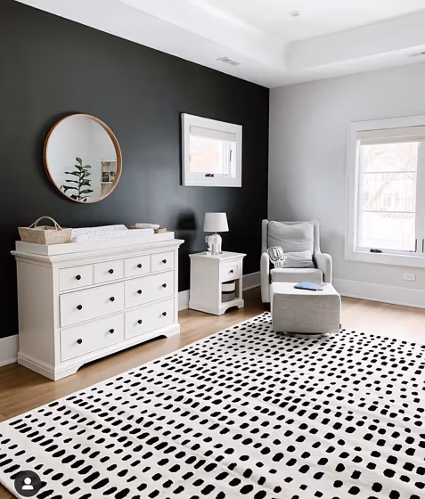 Benjamin Moore Paper White nursery color