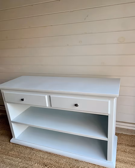 Patriotic White painted furniture