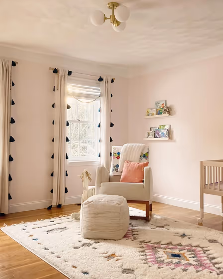 Benjamin Moore Pink Bliss nursery color