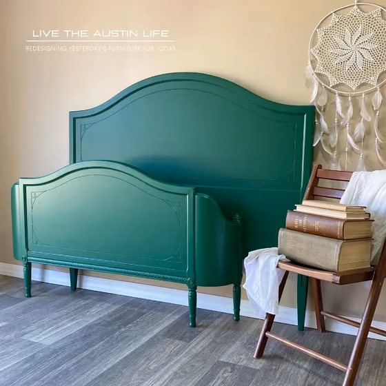 Benjamin Moore Rainforest Foliage bed frame