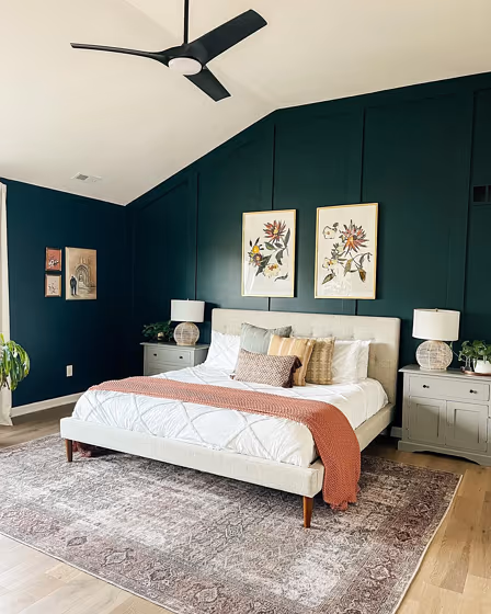 Benjamin Moore Salamander Bedroom