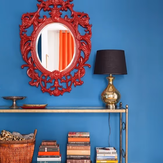 Benjamin Moore Santa Monica Blue living room color