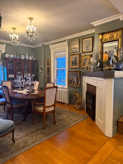 Benjamin Moore Secret Path living room paint