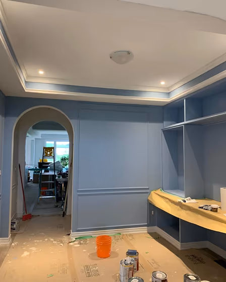 Benjamin Moore Sheer Romance living room paint review