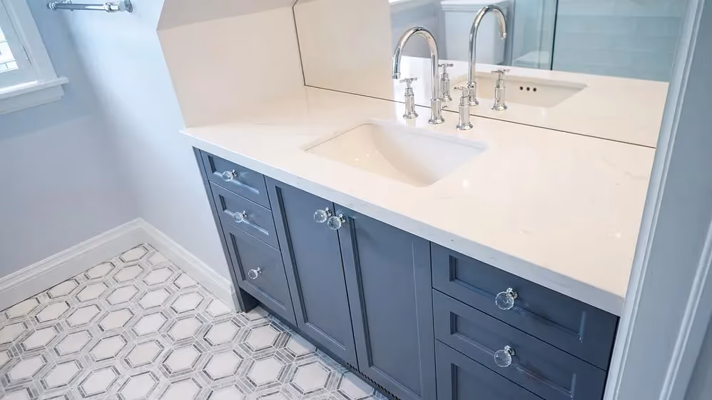 Smoke Gray bathroom vanity