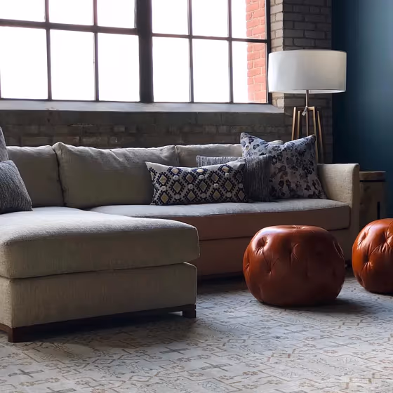 Benjamin Moore Stonecutter living room paint