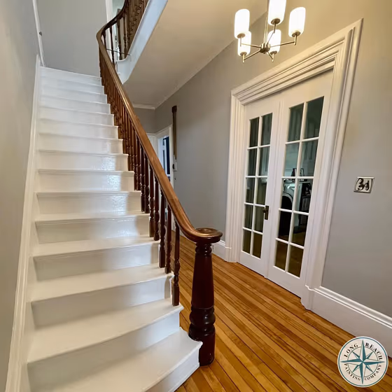 Benjamin Moore Stonington Gray Hallway
