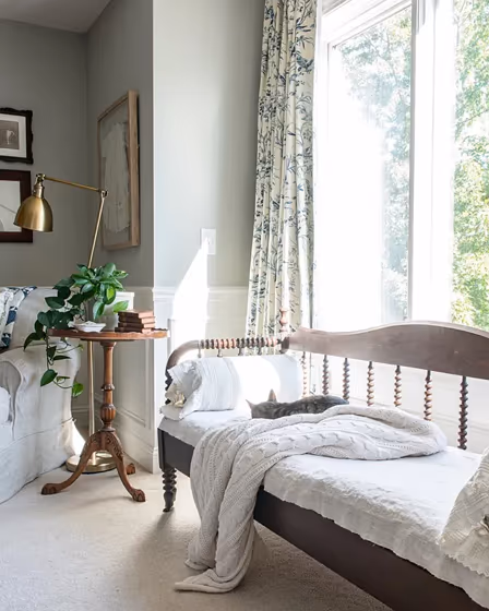 Benjamin Moore Stonington Gray Living Room