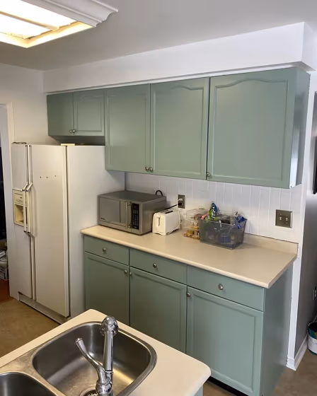 Stratton Blue Kitchen Cabinets