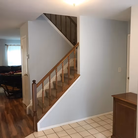 Sweet Bluette hallway color review