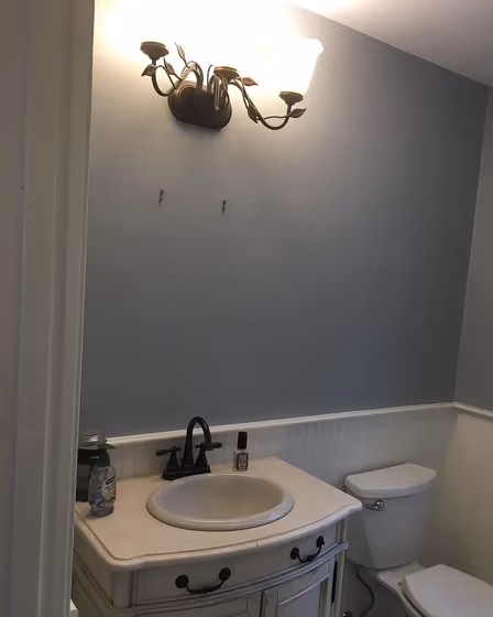 Thundercloud Gray Bathroom