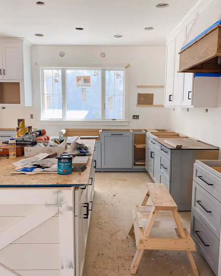 Benjamin Moore Thundercloud Gray Kitchen Cabinets