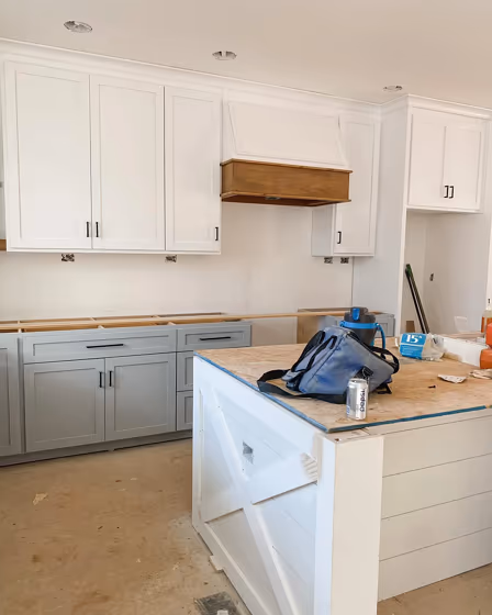 Benjamin Moore Thundercloud Gray Kitchen Cabinets