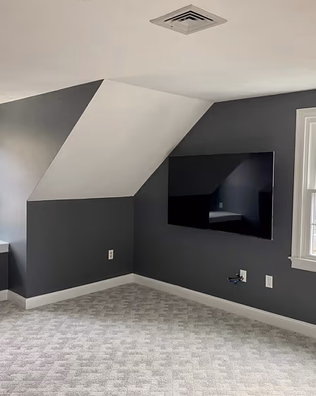 Bm Trout Gray Attic Room