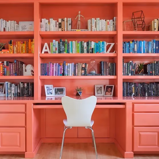 Bm Tucson Coral Painted Storage