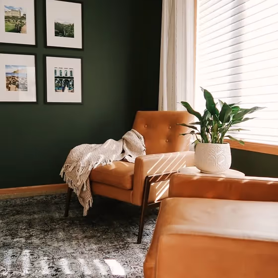 Vintage Vogue living room paint