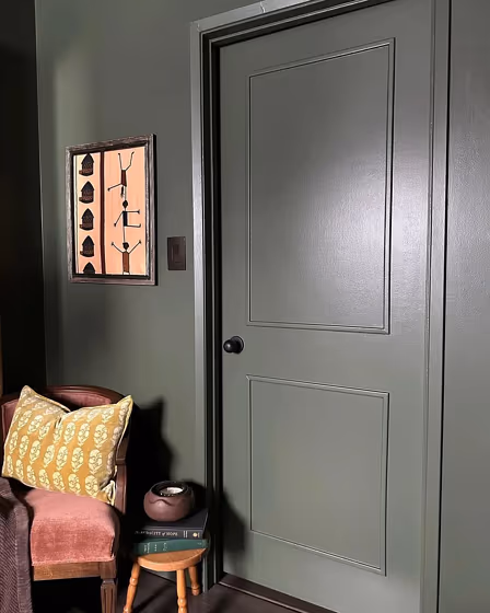 Vintage Vogue hallway color