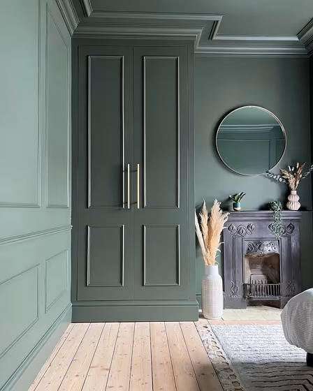 Vintage Vogue bedroom interior