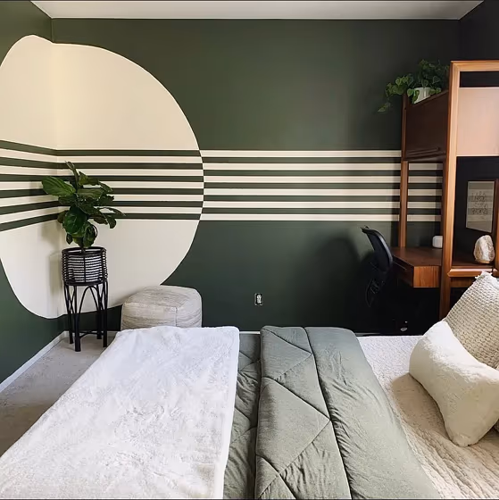 Vintage Vogue bedroom paint