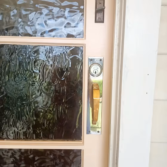 Benjamin Moore Whispering Peach front door